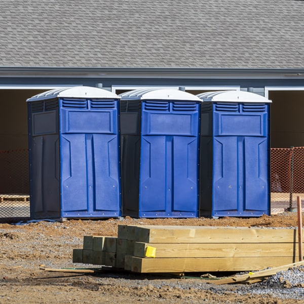 how often are the porta potties cleaned and serviced during a rental period in Chunchula AL